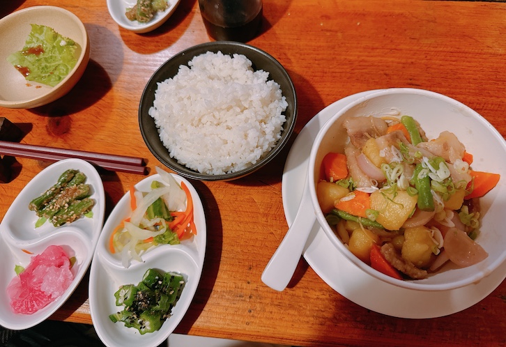 日本食屋さん「和」の肉じゃが定食