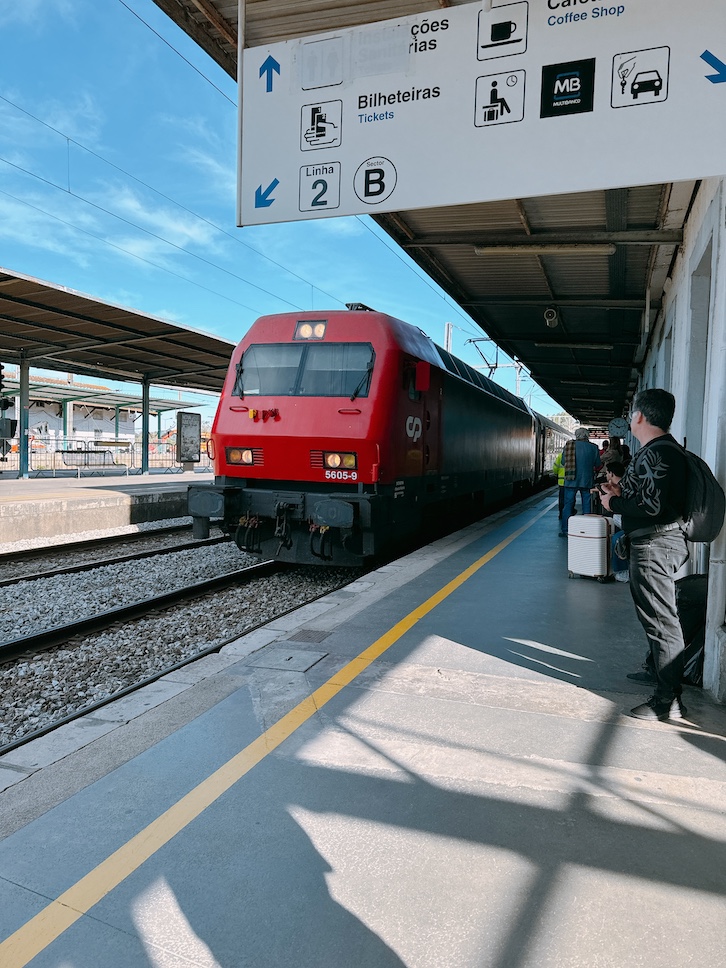 やっと電車来た